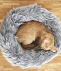Faux fur cat nest 4