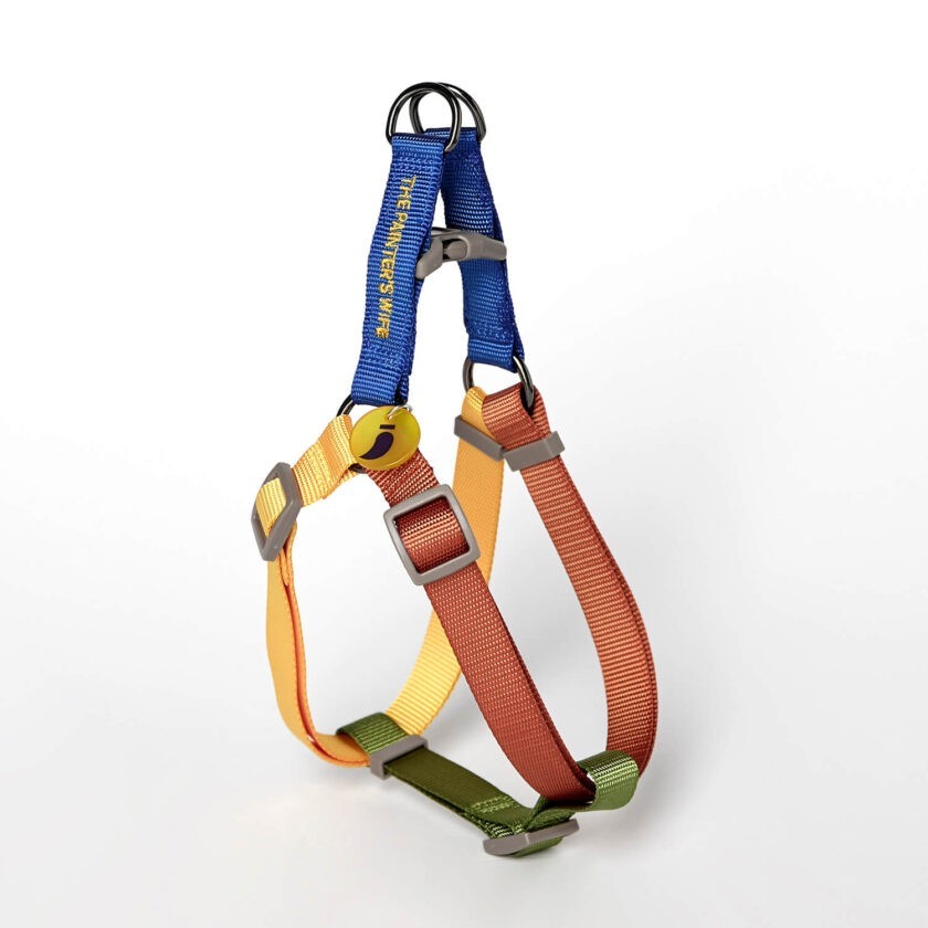 colourful dog harness in light nylon 1